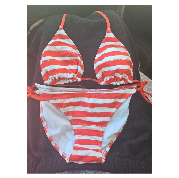 Size M american flag print Target bikini set - Picture 2 of 2